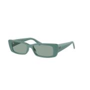 Ray-Ban Grön Ram Petrol Gröna Linser Solglasögon Green, Unisex