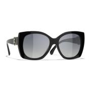 Chanel Ch5519 C622S8 Sunglasses Black, Dam