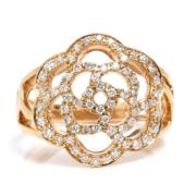 Chanel Vintage Pre-owned Roseguld ringar Yellow, Dam