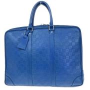 Louis Vuitton Vintage Pre-owned Laeder portfljer Blue, Herr