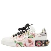 Dolce & Gabbana Pre-owned Pre-owned Laeder sneakers White, Dam