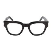 Saint Laurent Fyrkantig ram glasögon SL 661 Black, Unisex