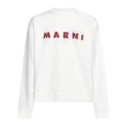 Marni Fashionable Sweater Picks White, Herr