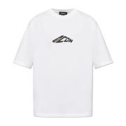 Dsquared2 T-shirt med logotyp White, Herr