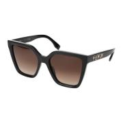 Fendi Stiliga solglasögon med Maison design Black, Unisex