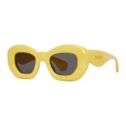 Loewe Cat-eye solglasögon i gult nylon Yellow, Dam