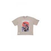 Alpha Industries Japan Warrior Tee Vintage Sand Beige, Herr