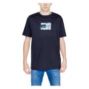 Tommy Jeans Street Sign T-shirt Höst/Vinter Kollektion Black, Herr