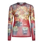 JW Anderson Röd Sweater Kollektion Multicolor, Dam