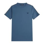 Fred Perry Ringer T-Shirt Midnight Blue Style M4620 Blue, Herr