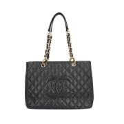 Chanel Vintage Pre-owned Laeder totevskor Black, Dam