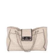 Chanel Vintage Pre-owned Laeder chanel-vskor Beige, Dam