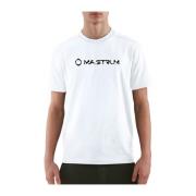 Ma.strum Sprucket Logo Tee Klassisk Passform White, Herr