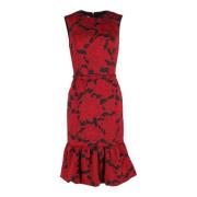 Oscar De La Renta Pre-owned Pre-owned Bomull klnningar Red, Dam