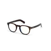 Tom Ford Fyrkantig båge glasögon Brown, Unisex