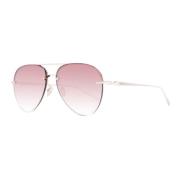 Scotch & Soda Stiliga Aviator Solglasögon med Gradientglas Pink, Dam