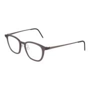 Lindbergh Titanium Square Frame Glasses Gray, Unisex