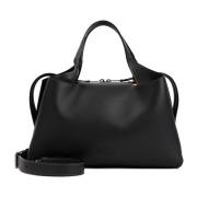 Tod's Svart Bauletto Handväska Black, Dam