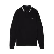 Fred Perry Klassisk Polo Shirt för Män Black, Herr