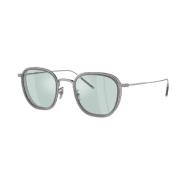 Oliver Peoples Fyrkantig Titanram Glasögon Gray, Unisex