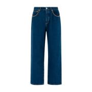 Drole de Monsieur Broderade Jeans Blue, Herr