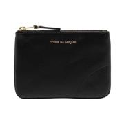 Comme des Garçons Läder Logo Pouch Black, Herr