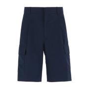 Drole de Monsieur Blå Cargo Shorts Blue, Herr