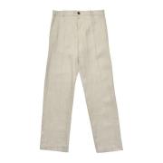 Selected Homme Reguljära Linnebyxor i Sand Beige, Herr