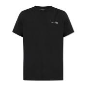 A.p.c. T-shirt med logotyp Black, Herr