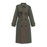 Burberry Bomull trenchcoat Green, Dam