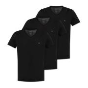 Diesel Trepack T-shirts Umtee-Michael3Pack Black, Herr