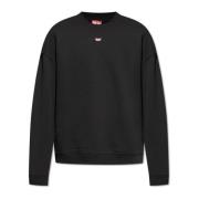 Diesel Sweatshirt med S-Boxt-D logo Black, Herr