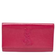 Yves Saint Laurent Vintage Pre-owned Laeder kuvertvskor Pink, Dam