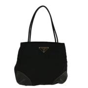 Prada Vintage Pre-owned Nylon prada-vskor Black, Dam