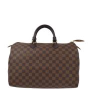 Louis Vuitton Vintage Pre-owned Laeder handvskor Brown, Dam