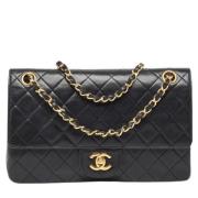 Chanel Vintage Pre-owned Laeder axelremsvskor Black, Dam