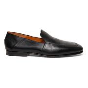 Santoni Klassiskt Läderloafer Black, Herr