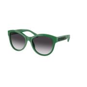 Chanel Gröna solglasögon med grå gradientglas Green, Unisex
