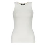 Dsquared2 Ribbad Tank Top White, Dam