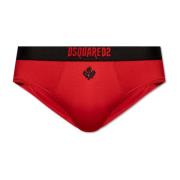 Dsquared2 Briefs med logotyp Red, Herr