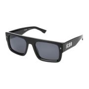 Dsquared2 Ikoniska Solglasögon 0008/S Black, Herr