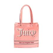 Juicy Couture Velvet Shopper Pink/Lemonade/White Multicolor, Dam