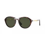 Persol Stiliga solglasögon i svart Brown, Unisex