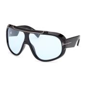 Tom Ford Fyrkantiga solglasögonssamling Black, Unisex