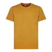 Gallo Gul Tupp Broderad T-shirt Yellow, Unisex