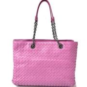 Bottega Veneta Vintage Pre-owned Laeder totevskor Pink, Dam