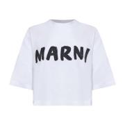 Marni Stiliga T-shirts och Polos White, Dam