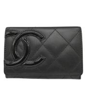 Chanel Vintage Pre-owned Laeder plnbcker Black, Dam