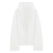 Courrèges Hyperbole Cocoon Hoodie White, Dam