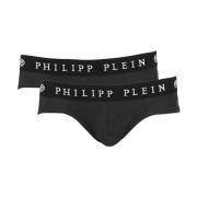 Philipp Plein Elastisk Svart Logointimt Set Black, Herr